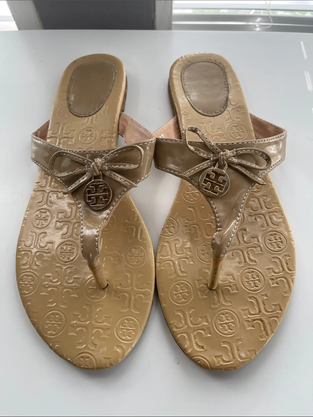 Tory Burch Miller Thong Sandals with Bows